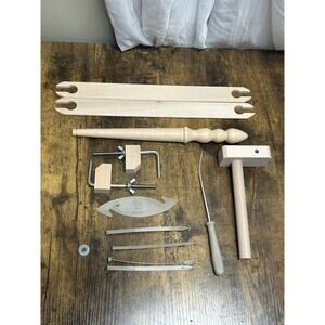 Ashford New Zealand Weaving Loom Accessory Kit Tools Pegs Clamps Shuttles Hooks